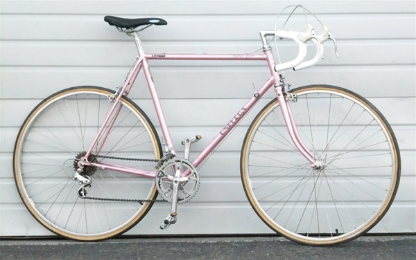 58cm Pink Vintage Univega Nuovo Sport Lawee Design 12 speed Road Bike 5'10"-6'1"