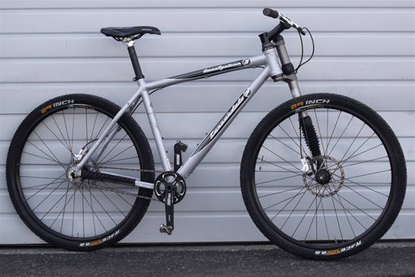 20" Extra Large Cannondale Caffeine Twentyniner Lefty Single Speed Mountain Bike 6'2"-6'5"