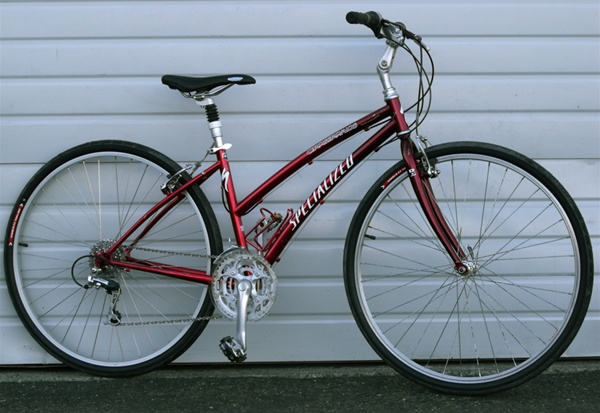 16" Specialized Crossroads Chromoly 21 Speed Step Thru Utility Bike 5'3"-5'6"