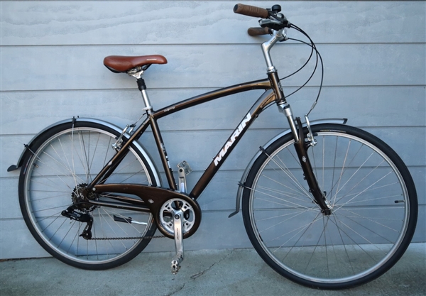 19" MARIN Bridgeway Aluminum Comfort Utility Bike ~5'8"-6'0"