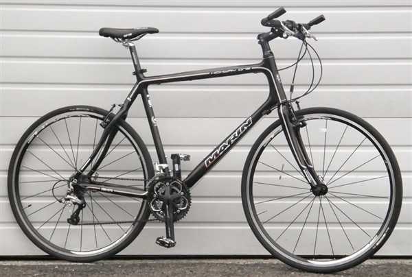 22" MARIN Highway One Carbon Flat Bar Road Bike ~6'0"-6'3"