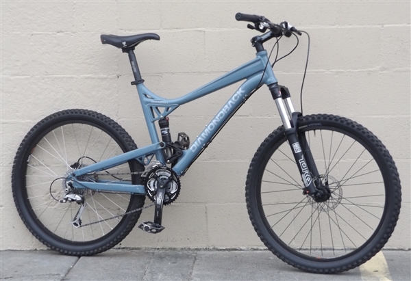 19" DIAMONDBACK Mission 1 Deore LX Hydro Disc Full Suspension Mountain Bike ~5'10-6'1"