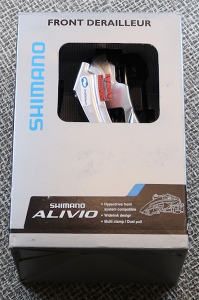 8 speed Shimano Alivio FD-M412/M413 triple front 28.6/31.8/34.9 dual pull derailleur new