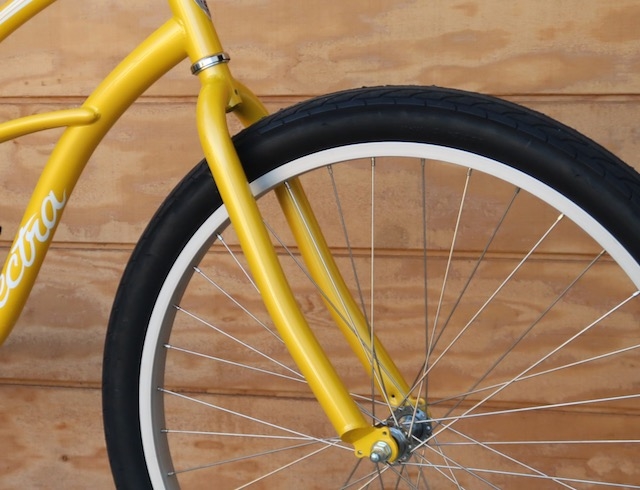 Yellow electra hot sale beach cruiser