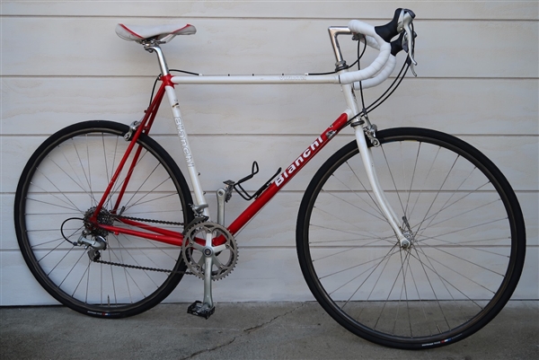 56cm BIANCHI Virata Steel Shimano 105 Road Bike ~5'9"-6'0"