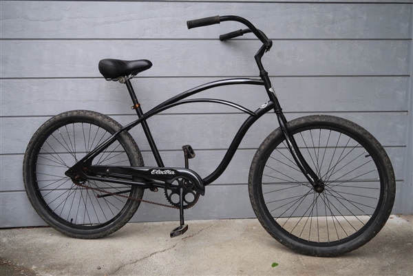 Large ELECTRA Cruiser Single Speed Coaster Brake Beach Cruiser Bike ~5 ...