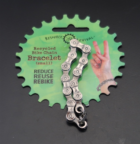 Resource Revival Recycled Bicycle Chain Bracelet Small