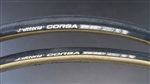 700 x 25-28c Vittoria Corsa hand-made folding sew-up tubular road tires pair NEW