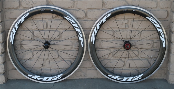 700c Zipp 60 Carbon 11 speed aero road wheelset