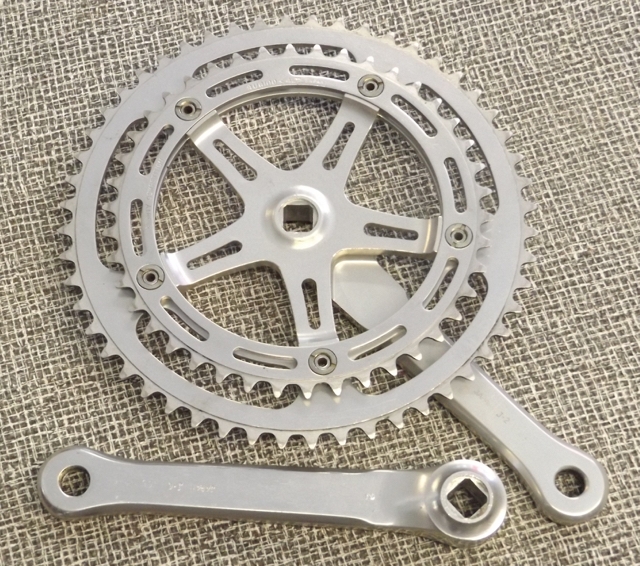 165mm x 144 bcd x 52/42 Sugino Super Mighty double crankset JIS