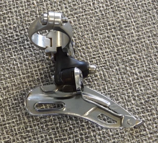 8 speed Shimano Deore XT FD-M737 triple front derailleur