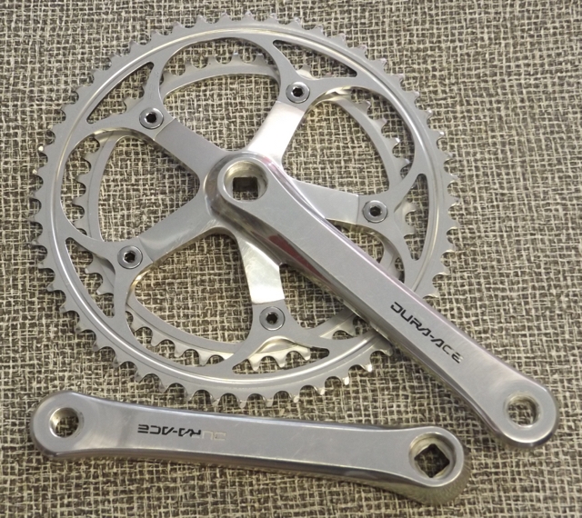 170mm x 130 bcd x 52/42 Shimano Dura-Ace FC-7400 double crankset JIS