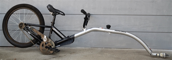 20" Wheel NOVARA Afterburner Kids Folding Trail-A-Bike Trailer ~Ages 5-8