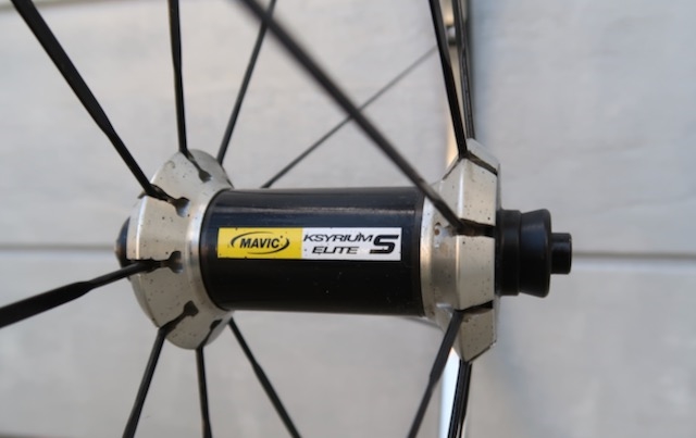 700c Mavic Ksyrium Elite S radial road front wheel