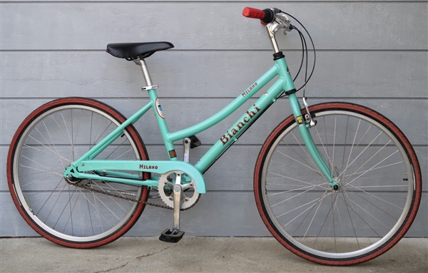16.5" BIANCHI Milano Cafe Racer 7-Speed Utility Commuter Bike ~5'4"-5'7"