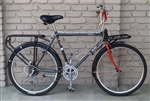 20" Sekai Vintage Steel Cargo Bike Japan Steco Heatube Rack 5'6-5'10