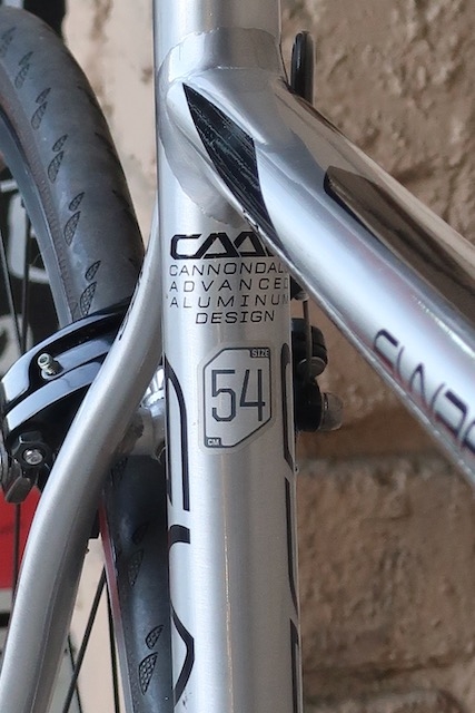 Cannondale advanced hot sale aluminum design