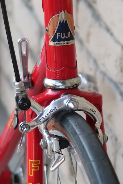 53cm Club Fuji Vintage Lugged Steel Quad Butted road bike 5