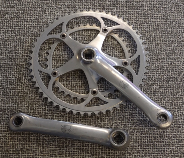 170mm x 135 bcd x 53/39 Campagnolo Chorus double crankset ISO