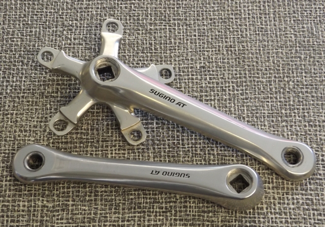 170mm x 110/74 bcd Sugino AT triple crank arms JIS 170mm x 110/74 bcd Sugino AT triple crank arms JIS