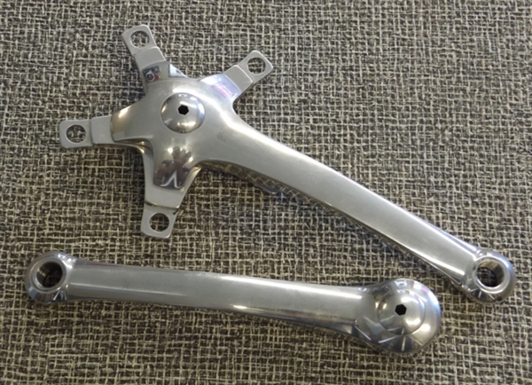 175mm x 110/58 bcd Cook Bros Racing E crank arms dustcovers JIS