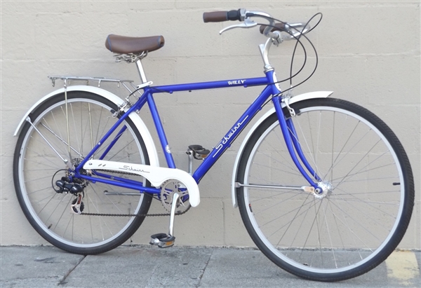 Medium SCHWINN Willy 7 Speed Classic Townie Utility Bike 5'6"-5'10"