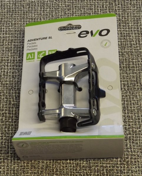EVO Adventure SL aluminum pedals 9/16" NEW