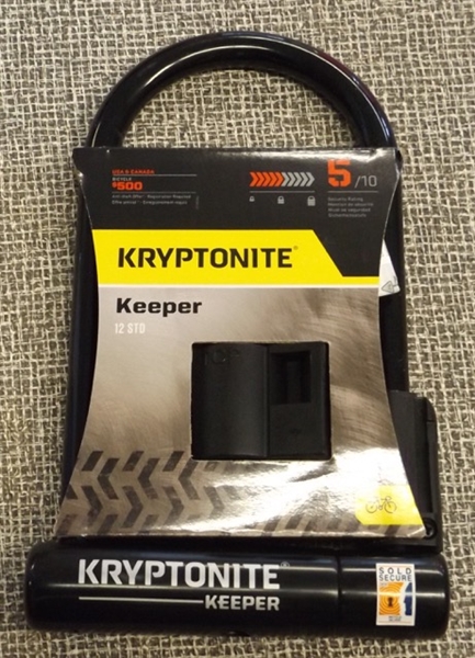 Kryptonite Keeper U lock 4" x 8"