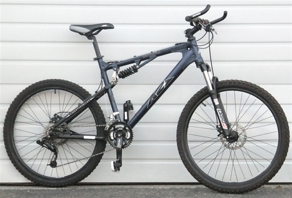 Large K2 Attack 1.0 Aluminum 24 Speed Full Susp. Mountain Bike ~5'11"-6'2"