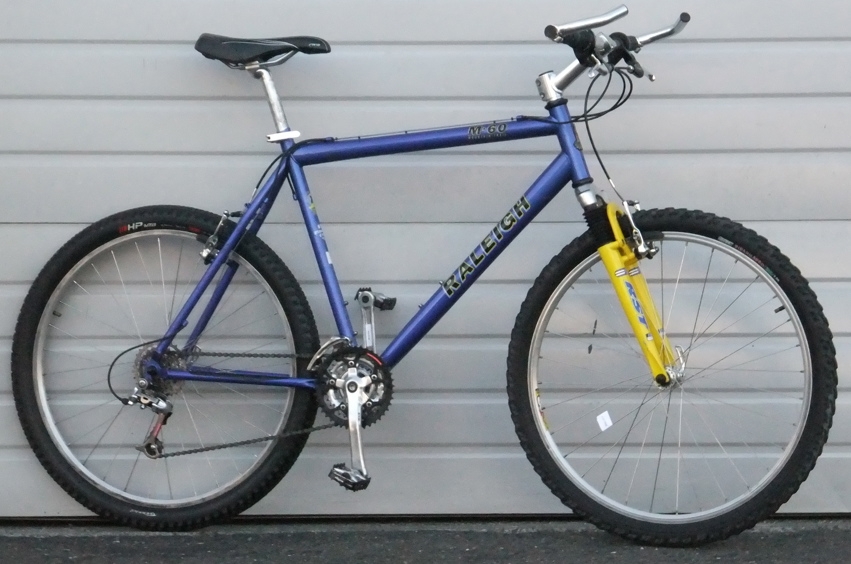 Raleigh 21 speed dual suspension sale bike