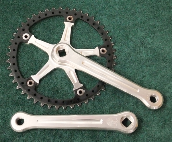 170 CAMPAGNOLO Pista Super Record Cindy Olavarri 144 BCD Drilled Sugino 46T Track Crank Set