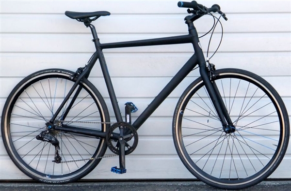 57cm Single Speed TREK District 9 Aluminum 1 x 9 Townie Bike 5'10"-6'2"