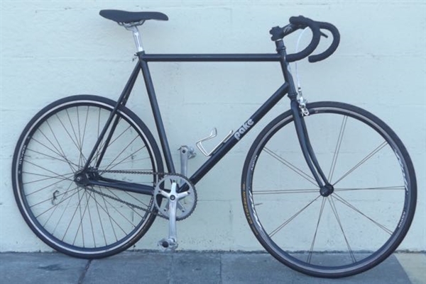 59cm PAKE Rum Runner Single Speed Fixed Gear Drop Bar Tange Road Bike ~6'0"-6'3"