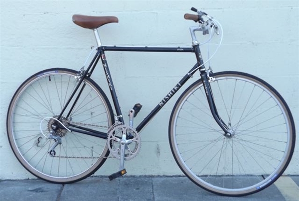 58cm NISHIKI Riviera Lugged Double Butted Tange Panaracer Town Bike ~5'11"-6'2"