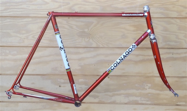 56cm Colnago Superissimo Campagnolo Columbus Italian Frameset 1980's