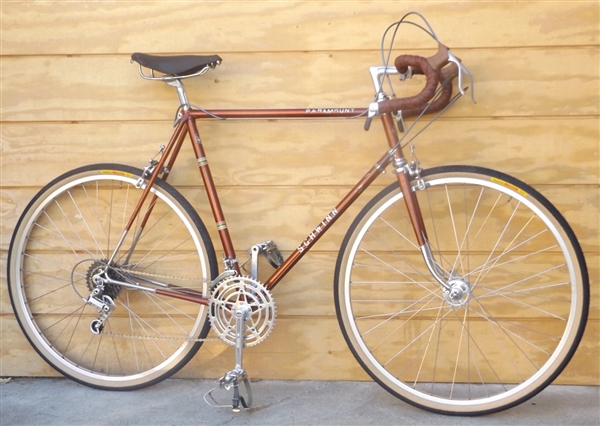 60cm SCHWINN Paramount Reynolds Brooks Nervex Road Bike ~6'0"-6'3"