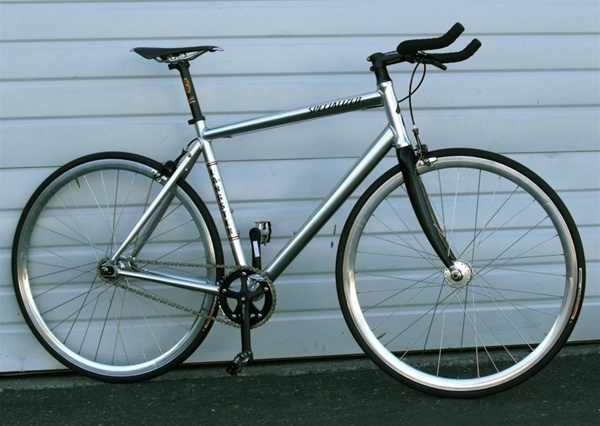 54cm Specialized Langster Aluminum Single Speed Road Bike 5'6