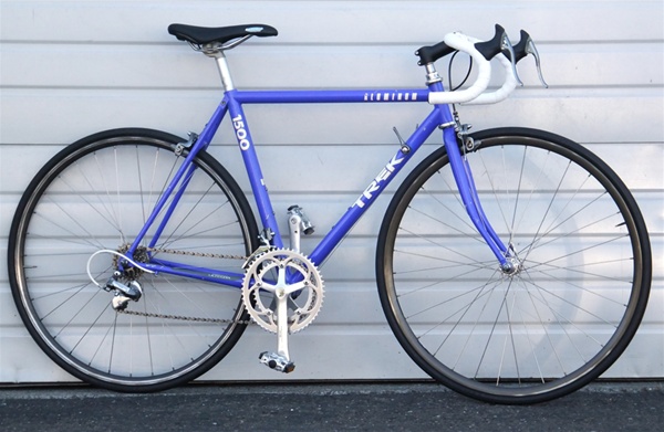 53cm Vintage TREK 1500 Shimano 600 Aluminum 12 Speed Road Bike 5'5" to 5'8"