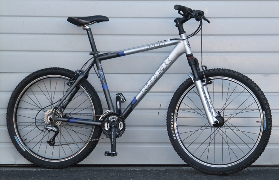 ONWAAR Verstrikking met de klok mee 19.5" TREK 6500 Aluminum 24 Speed Hardtail Mountain Bike Made in USA  5'11"-6'2"