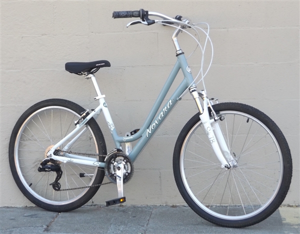 Sm/Med NOVARA Jaunt Aluminum Suspension Step Thru Utility Bike ~5'3"-5'8"