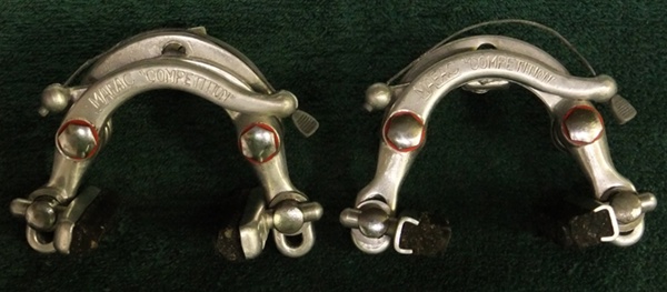 Keep as template Long Reach Vintage Mafac Competition Center Pull Brake Calipers
