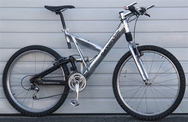 Large CANNONDALE Super V 2000 Full Suspension Mountain Bike ~5'10