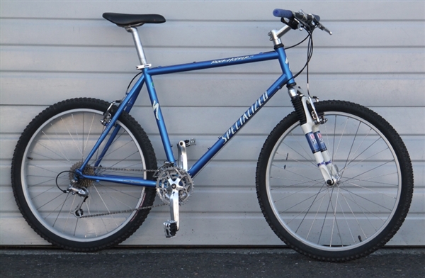 19.5" SPECIALIZED Rockhopper FS 24 Speed Nitanium Mountain Bike 5'10"-6'1"