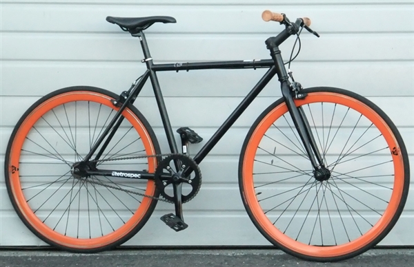 53cm Retrospec Single Speed Free Wheel Road Bike ~5'7"-5'10"