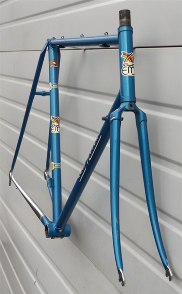 60cm EDDY MERCKX Lugged Steel Road Frameset Belgium Columbus SL Tubing Campagnolo 80s Vintage