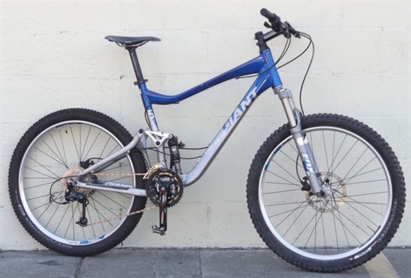 Large GIANT Trance X3 Full Suspension Aluminum Hydro Disc Mountain Bike ~5'11"-6'2"