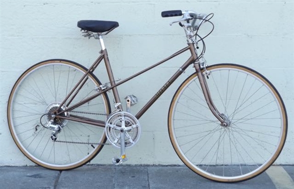 50cm MIYATA Two Ten Mixte Vintage Step Thru Lugged Utility Town Bike ~5'4"-5'7"