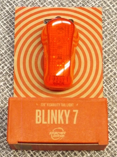 Planet Bike Blinky 7 LED red rear light NEW