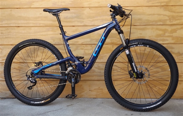Small GT Helion Elite 27.5 SLX Dropper Disc Full Suspension Mountain Bike ~5'3"-5'6"