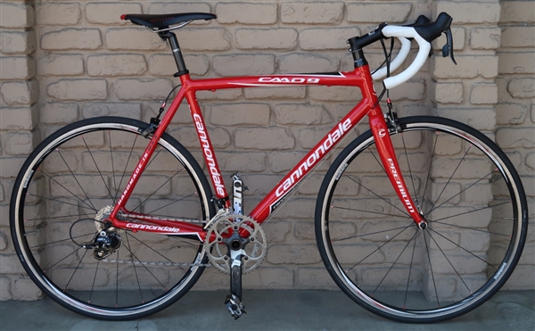 56cm CANNONDALE CAAD 9 4 USA Aluminum Carbon Sram Road Bike ~5'9"-6'0"